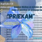 Koncerta "Priekam" afiša