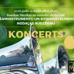 Koncerta afiša pūšaminstr.un sitaminstr. nodaļai.