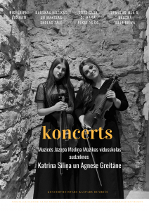 Katrīna Siliņa un Agnese Greitāne aicina uz vijoļmūzikas koncertu