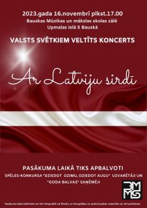 Valsts svētku koncerts – 16.novembrī