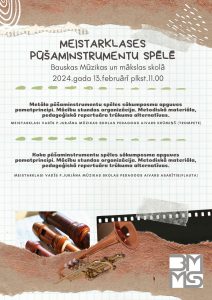 Meistarklases pūšaminstrumentu spēlē – 13.februārī